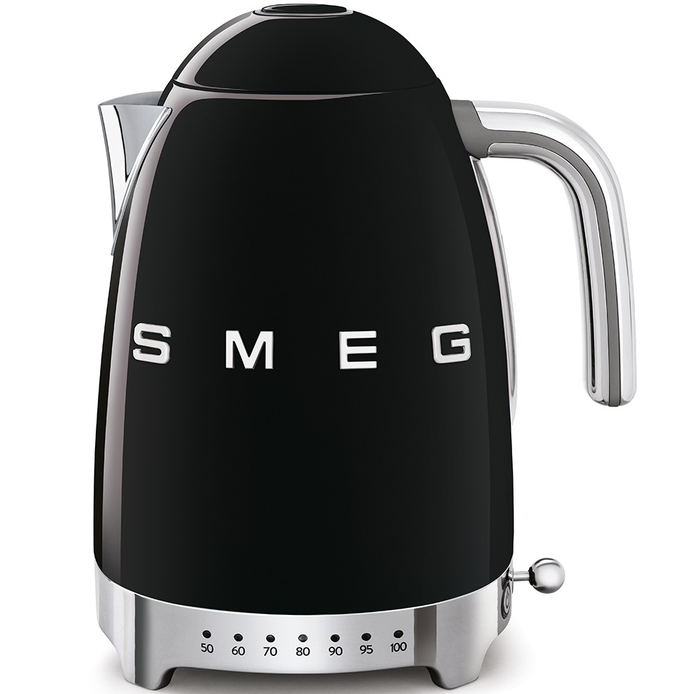 Bouilloire Noire 1.7L avec réglage de température SMEG, SMEG, , par Esprit Maison