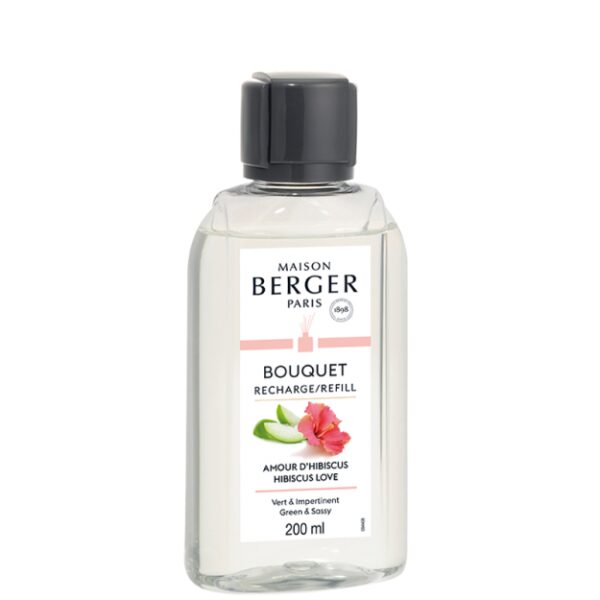 Recharge 200 mL Bouquet Berger Rêves de Fleurs "Amour d'Hibiscus", Berger Paris, , par Esprit Maison