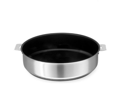 Sauteuse inox Cristel Casteline 26 sans couvercle avec revêtement anti-adhérent EXCELISS, Cristel, , par Esprit Maison