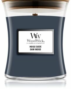 Bougie mini Woodwick Indigo Suede, Woodwick, , par Esprit Maison