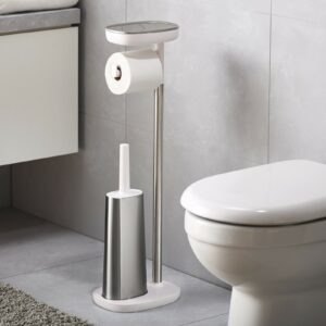 Easy Store Porte papier toilette avec brosse Flex Steel Joseph Joseph, Joseph Joseph, , par Esprit Maison