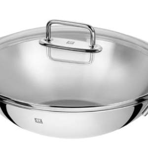 WOK PLUS INOX 32 CM AVEC COUVERCLE, , , par Esprit Maison