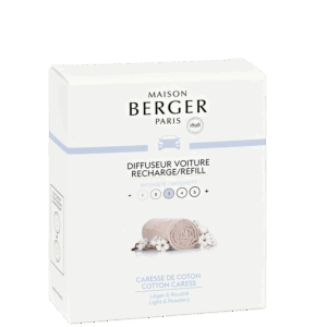 2 recharges pour diffuseur voiture Berger "Caresse de Coton", Berger Paris, , par Esprit Maison