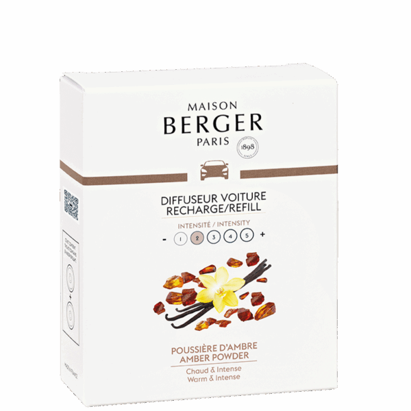 2 recharges pour diffuseur voiture Berger "Poussière d'Ambre", Berger Paris, , par Esprit Maison