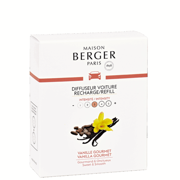 2 recharges pour diffuseur voiture Berger "Vanille Gourmet", Berger Paris, , par Esprit Maison