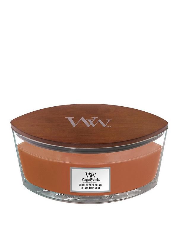 Bougie Ellipse Woodwick Gelato au Piment, Woodwick, , par Esprit Maison