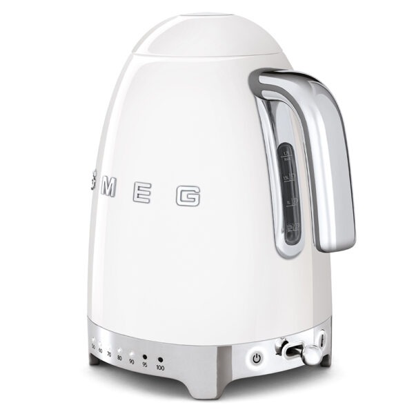 Bouilloire Blanche 1.7L avec réglage de température SMEG – Image 2