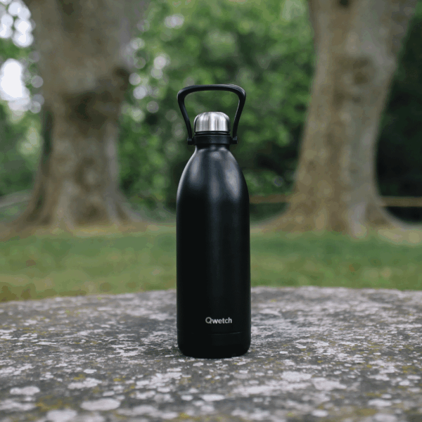 Bouteille Iso 1.5L avec poignée Titan noire – Image 2