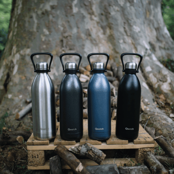 Bouteille Iso 1.5L avec poignée Titan noire – Image 3