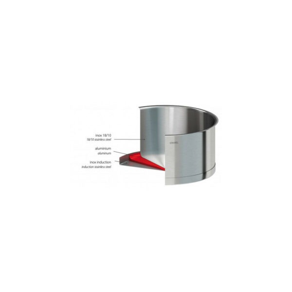 Casserole inox Cristel Strate 14 – Image 2