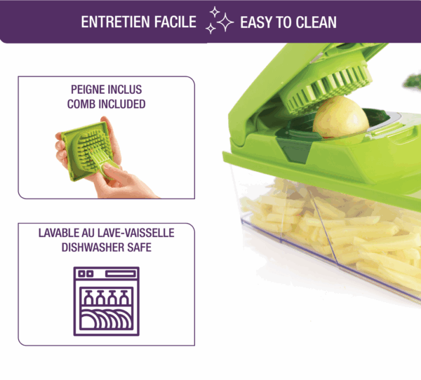 Coupe-légumes avec réservoir Mastrad – Image 2