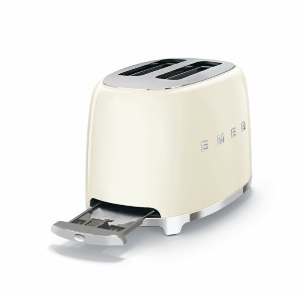 Grille pain 2 tranches Crème SMEG – Image 3
