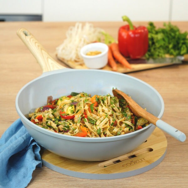 L'incroyable Wok 28cm Perle COOKUT – Image 2