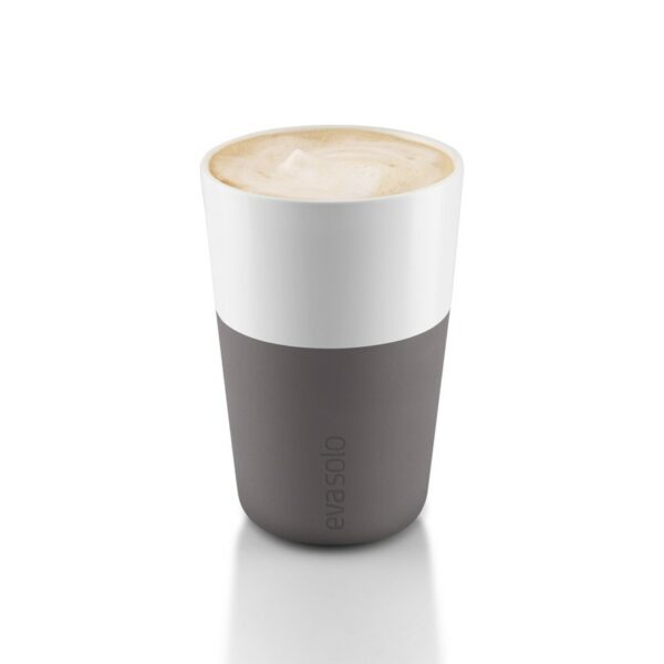 Mug Cafe Latte, 2 pcs, Gris Eléphant, Eva Solo – Image 2