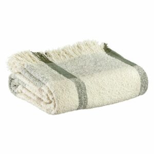 Plaid Jacquard Jane Olive 130x160 - Vivaraise, Vivaraise, , par Esprit Maison