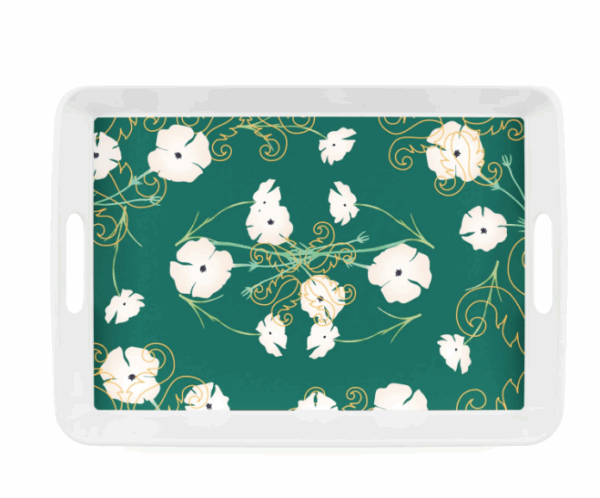 Plateau rectangulaire avec poignées Guzzini Fusionn – Image 2