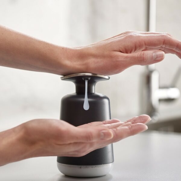 Presto Distributeur de savon hygiénique Gris Joseph Joseph – Image 2