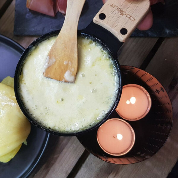 Raclette bougie par 2 Bleu Cookut – Image 2
