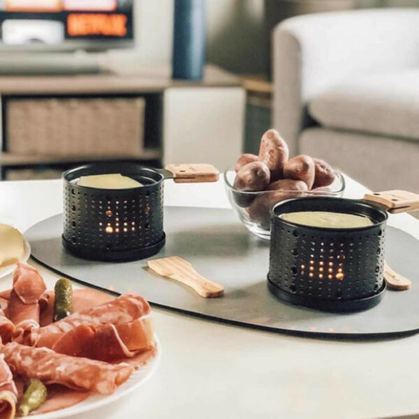 Raclette bougie par 2 Rouge Cookut – Image 3
