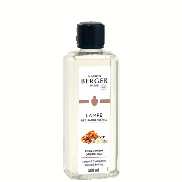 Recharge lampe Berger Rêves d'Orient "Etoile d'Orient" 500ml, Berger Paris, , par Esprit Maison
