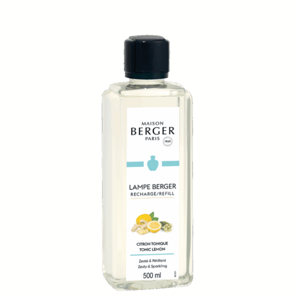 Recharge lampe Berger Rêves de Fraicheur "Citron Tonique" 500ml, Berger Paris, , par Esprit Maison