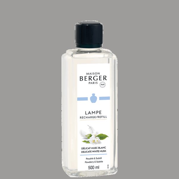 Recharge lampe Berger Rêves de Fraicheur "Délicat Musc Blanc" 500ml, Berger Paris, , par Esprit Maison