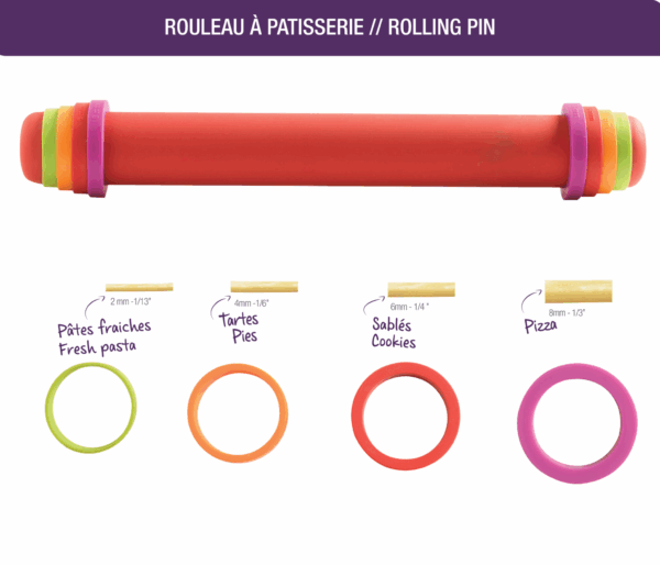 Rouleau à patisserie ajustable Mastrad – Image 2