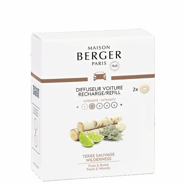 2 recharges pour diffuseur voiture Berger "Terre Sauvage", Berger Paris, , par Esprit Maison