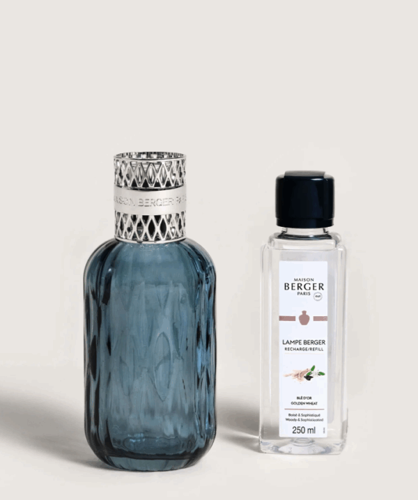 LAMPE COFFRET QUINTESSENCE BLEU, Maison Berger, , par Esprit Maison