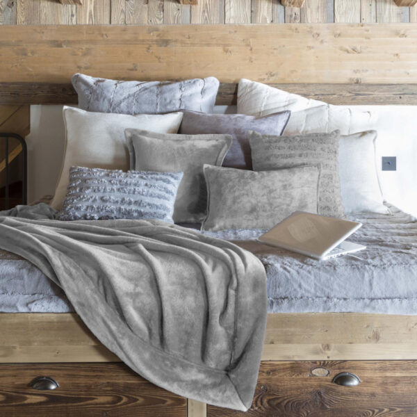 Plaid Tender 150x200 Perle VIVARAISE – Image 2