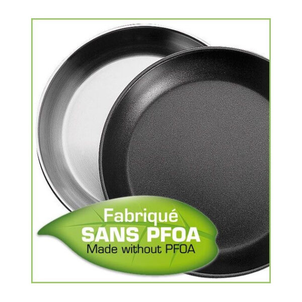 Sauteuse inox Cristel Strate avec revêtement anti-adhérent EXCELISS 24 – Image 2