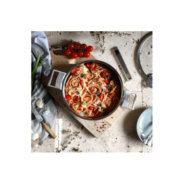 Sauteuse inox Cristel Strate avec revêtement anti-adhérent EXCELISS 28 – Image 3