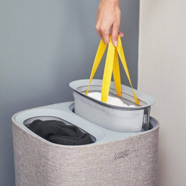 Tota Panier à linge facile à vider Gris 60 L Joseph Joseph – Image 3