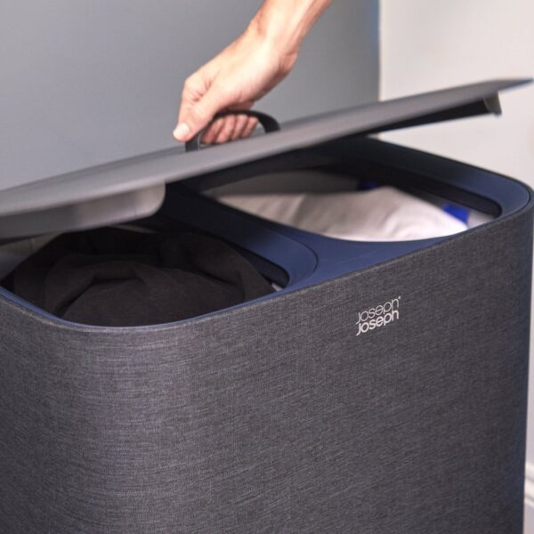 Tota Panier à linge facile à vider Noir 90 L Joseph Joseph – Image 2