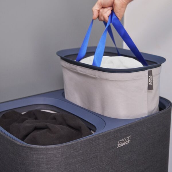 Tota Panier à linge facile à vider Noir 90 L Joseph Joseph – Image 3