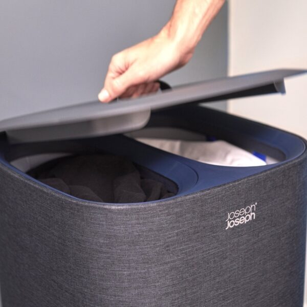 Tota Panier à linge facile à vider noir 60 L Joseph Joseph – Image 2