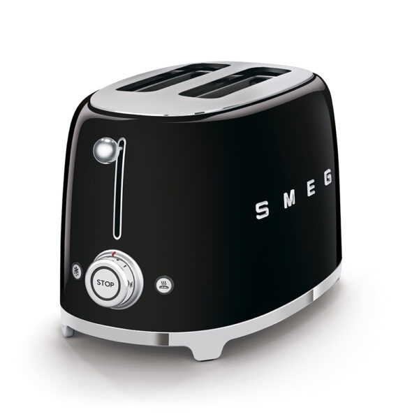 Grille pain Noir 2 tranches SMEG – Image 2