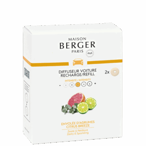 2 recharges pour diffuseur voiture Berger "Envolées d'Agrumes", Berger Paris, , par Esprit Maison