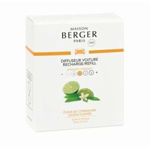 2 recharges pour diffuseur voiture Berger "Fleur de citronnier", Berger Paris, , par Esprit Maison