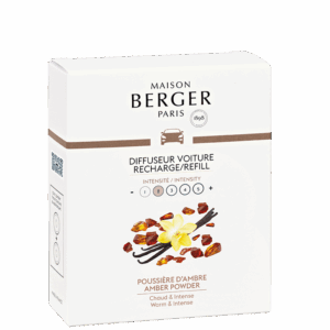 2 recharges pour diffuseur voiture Berger "Poussière d'Ambre", Berger Paris, , par Esprit Maison