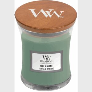 Bougie mini Woodwick Sauge et Myrrhe, Woodwick, , par Esprit Maison