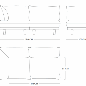 Paletti Set Small Royal - Brulée, Fatboy, , par Esprit Maison