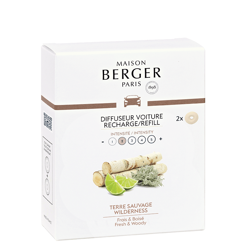 2 recharges pour diffuseur voiture Berger "Terre Sauvage", Berger Paris, , par Esprit Maison