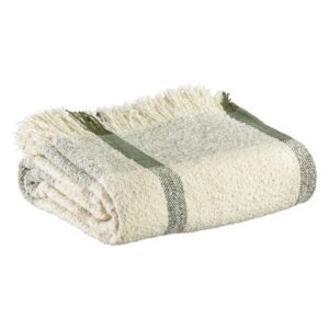 Plaid Jacquard Jane Olive 130x160 - Vivaraise, Vivaraise, , par Esprit Maison