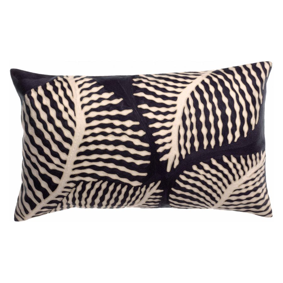 Coussin Brode Flora Marine 40x65 - Vivaraise, Vivaraise, , par Esprit Maison