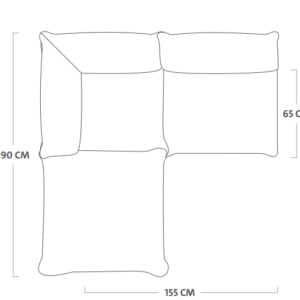 Paletti Set Medium Royal - Brulée, Fatboy, , par Esprit Maison