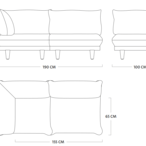 Paletti Set Small Royal - Brulée, Fatboy, , par Esprit Maison
