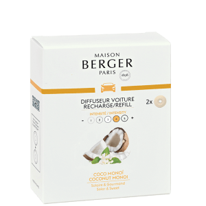 2 recharges pour diffuseur voiture Berger "Coco Monoï", Berger Paris, , par Esprit Maison