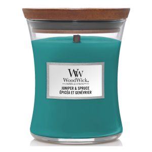 Bougie medium Woodwick epicea et genevrier, Woodwick, , par Esprit Maison