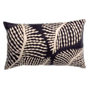 Coussin Brode Flora Marine 40x65 - Vivaraise, Vivaraise, , par Esprit Maison